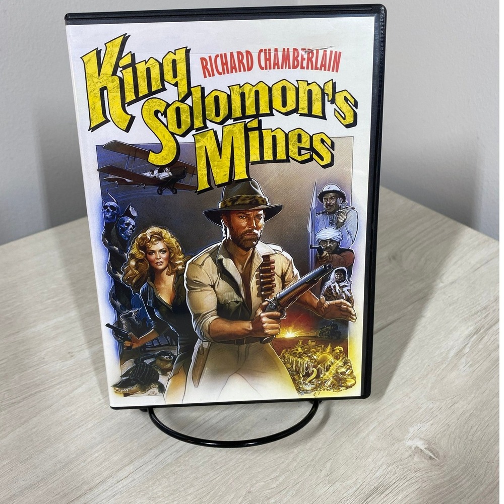 King Solomon's Mines DVD 1985 Movie Richard Chamberlain Sharon Stone Olive Films